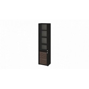 Шкаф комбинированный с 1-ой глухой и 1-ой дверью со стеклом «Фиджи» ШК(07)_32-21_17